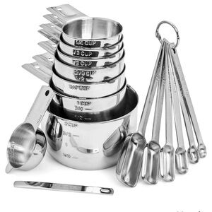 Source Unknown Silver Kitchen Tools Set